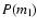 $P(m_{\rm l})$