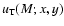 $u_{\rm T}(M;x,y)$