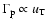 $\Gamma_{\rm p} \propto
u_{\rm T}$