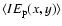 $\langle IE_{\rm p}(x,y) \rangle$