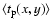 $ \langle t_{\rm p}(x,y) \rangle $