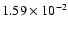 $1.59\times 10^{-2}$