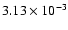 $3.13\times 10^{-3}$