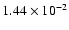 $1.44\times 10^{-2}$