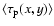 $\langle \tau_{\rm p}(x,y)\rangle$