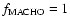 $f_{\rm MACHO} = 1$
