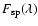 $F_{\rm sp}(\lambda)$