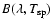 $B(\lambda,T_{\rm sp})$