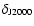 $\delta_{\rm J2000}$