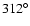 $312^\circ$