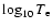 $\log_{10} T_{\rm e}$