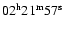 $02\rm ^h 21^m 57^s$