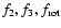 $f_2, f_3, f_{\rm rot}$