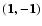 $\bf {(1,-1)}$