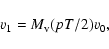 \begin{displaymath}v_1=M_{\rm v}(p T/2) v_0,
\end{displaymath}