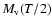 $M_{\rm v}(T/2)$