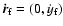 $\vec{\dot{r}}_{\rm f}=(0,\dot{y}_{\rm f})$