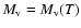 $M_{\rm v}=M_{\rm v}(T)$