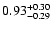 $\rm0.93_{-0.29}^{+0.30}$