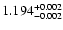 $\rm 1.194_{-0.002}^{+0.002}$