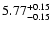 $\rm 5.77_{-0.15}^{+0.15}$