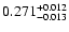 $\rm0.271_{-0.013}^{+0.012}$