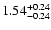 $\rm 1.54_{-0.24}^{+0.24}$