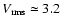 $V_{{\rm rms}} \simeq 3.2$