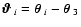 $\mbox{\boldmath$\vartheta$ } _i=\mbox{\boldmath$\theta$ }_i-\mbox{\boldmath$\theta$ }_3$
