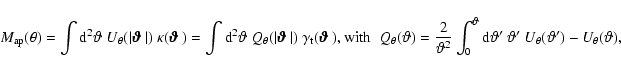 \begin{displaymath}M_{\rm ap}(\theta)=\int
{\rm d}^2\vartheta\;U_\theta(\vert\m...
...heta'~\vartheta'~U_\theta(\vartheta')
-U_\theta(\vartheta) ,
\end{displaymath}