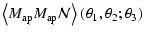 $\displaystyle \left\langle M_{\rm ap}M_{\rm ap}{\cal
N} \right\rangle(\theta_1,\theta_2;\theta_3)$