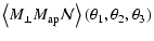 $\displaystyle \left\langle M_\perp M_{\rm ap}{\cal
N} \right\rangle(\theta_1,\theta_2,\theta_3)$