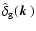 $\hat\delta_{\rm g}(\mbox{\boldmath$k$ })$