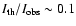 $I_{\rm th}/I_{\rm obs}\sim 0.1$
