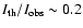 $I_{\rm
th}/I_{\rm obs} \sim 0.2$