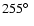 $255\hbox{$^\circ$ }$