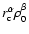 $r_{\rm c}^{\alpha}\rho_0^{\beta}$