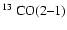 $\hbox {${}^{13}$ CO(2--1)}$