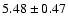 $5.48\pm 0.47$