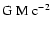 $\rm G\;M\;c^{-2}$