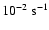 $10^{-2} ~\rm s^{-1}$