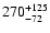 $\rm 270^{+125}_{-72}$