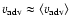 $v_{\rm adv}\approx\langle v_{\rm adv}\rangle$