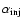 $\alpha_{\rm inj}$