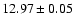 $12.97\pm0.05$