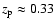 $z_{\rm p}\approx0.33$