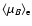 $\langle\mu_B\rangle_{\rm e}$