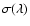 $\sigma(\lambda)$