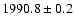 $1990.8 \pm0.2$