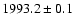 $1993.2 \pm0.1$
